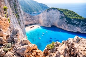 Berühmter Navagio Beach, Zakynthos