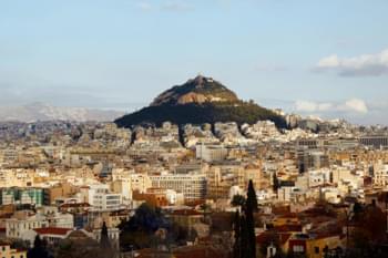Blick auf Athen, Griechenland