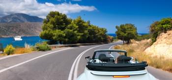 Cabrio auf Kreta