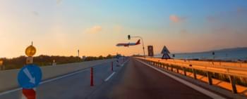 Flugzeug im Anflug