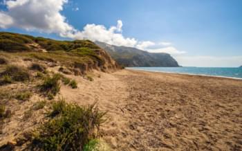 Der schöne Kalamaki Sandstrand