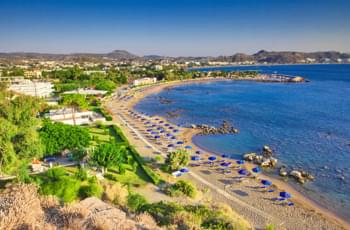 Faliraki Strand auf Rhodos
