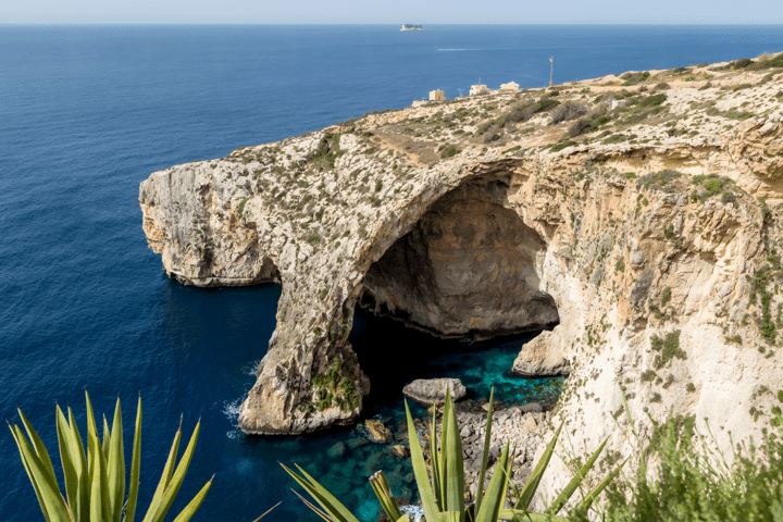 Aussicht auf die Blaue Grotte