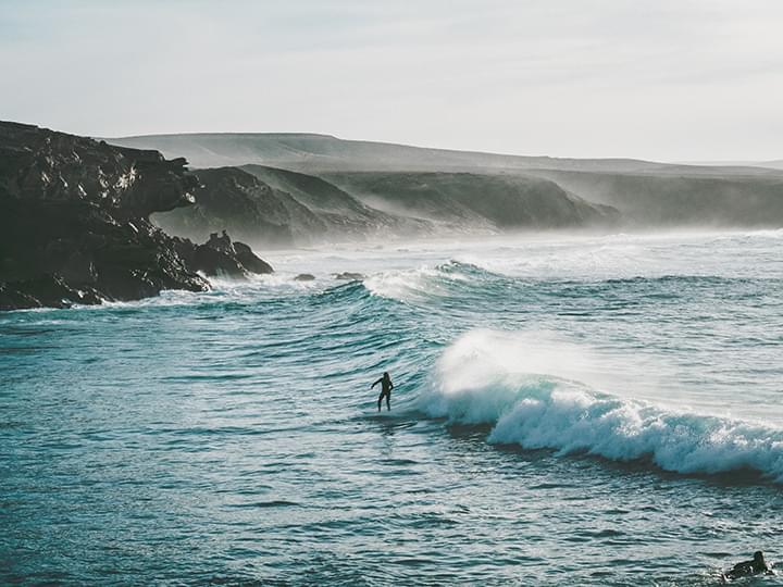 Surfer auf Fuerteventura
