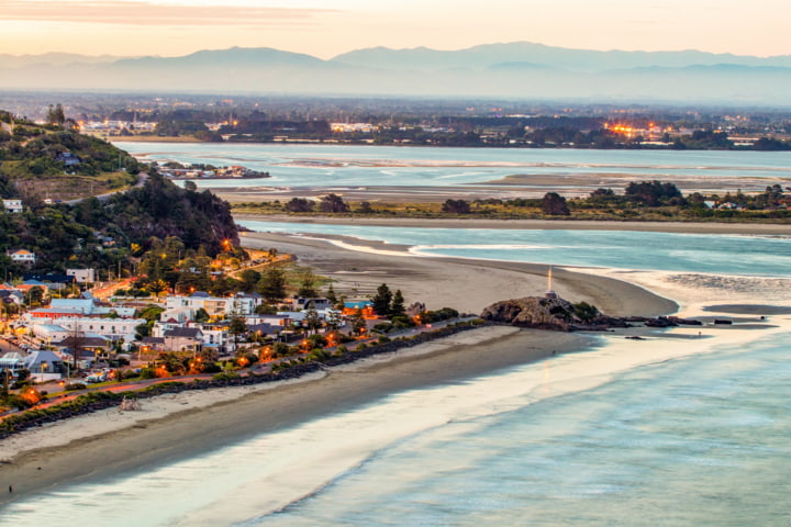 Sumner Beach in Christchurch