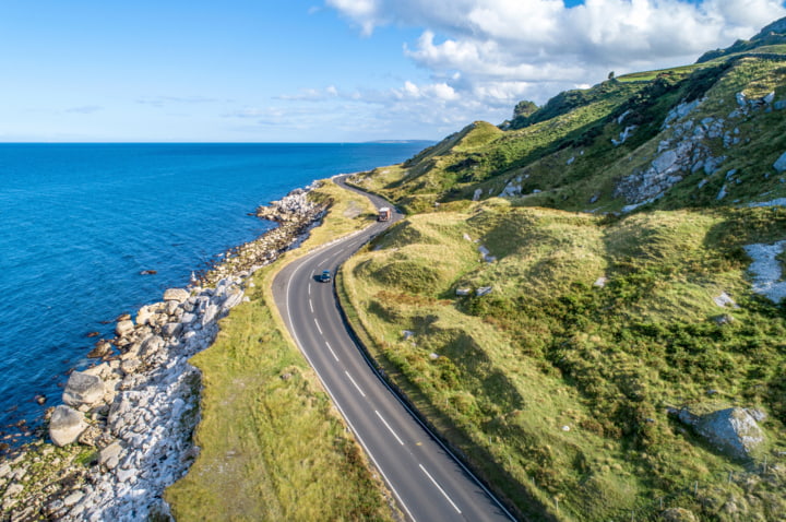 Die Antrim Coastal Road