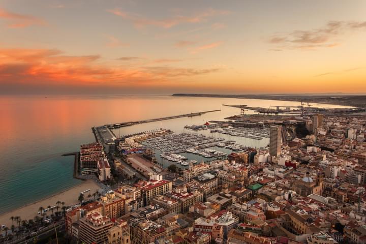 Blick auf Alicante