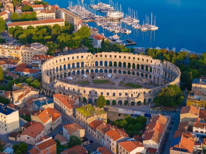 Amphitheater in Pula