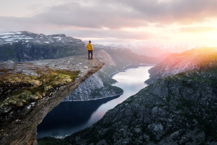 Felsformation Trolltunga