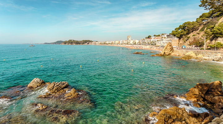Strand in Lloret de Mar