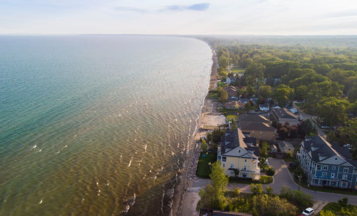 Der längste Süßwasserstrand der Welt