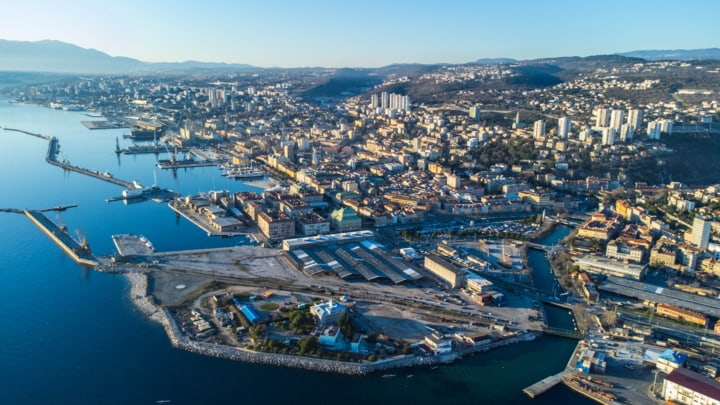 Blick über Rijeka