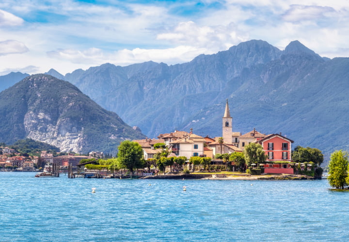 Blick auf Isola dei Pescatori