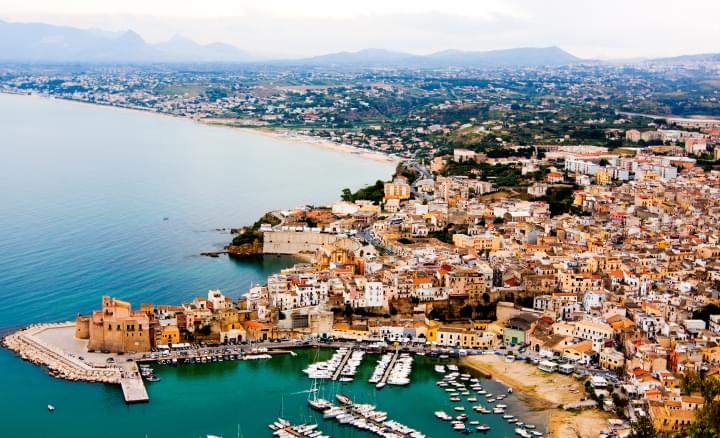 Blick auf Trapani
