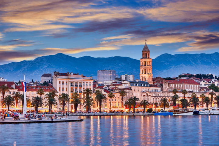 Blick auf Split
