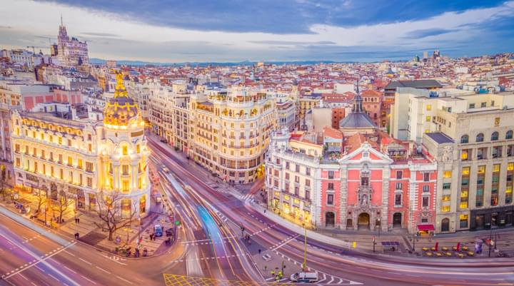Stadtansicht Madrid