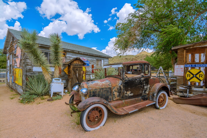 Oldtimer auf der Route 66