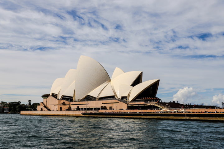 Das berühmte Opernhaus in Sydney