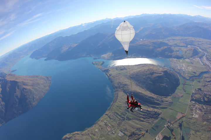Skydive über Queenstown