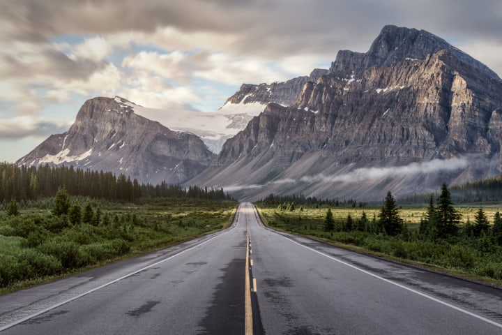 Der berühmte Icefield Parkway
