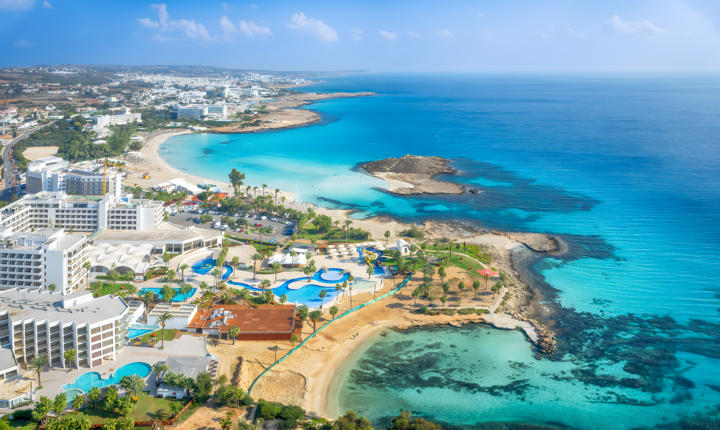 Luftaufnahme von Agia Napa