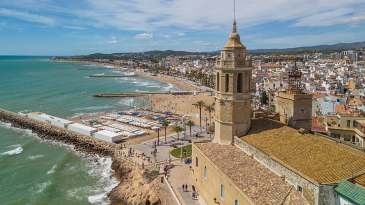Küste von Sitges