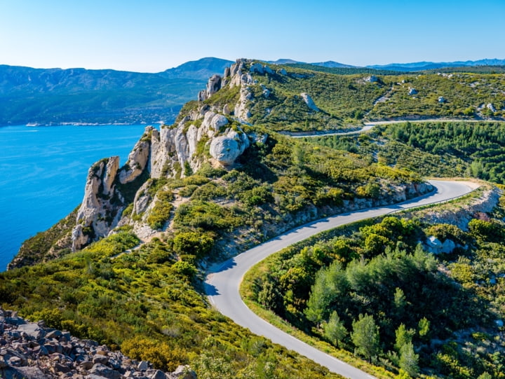 Route des Crêtes bei Marseille