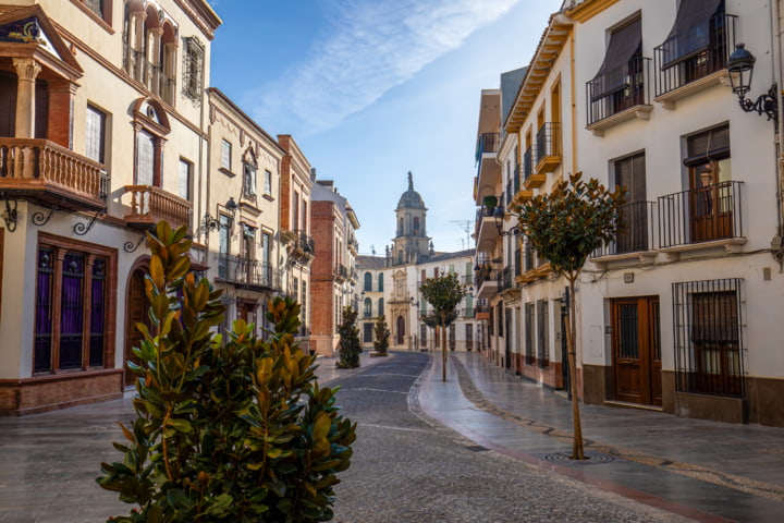 Calle del Rio in Priego de Córdoba