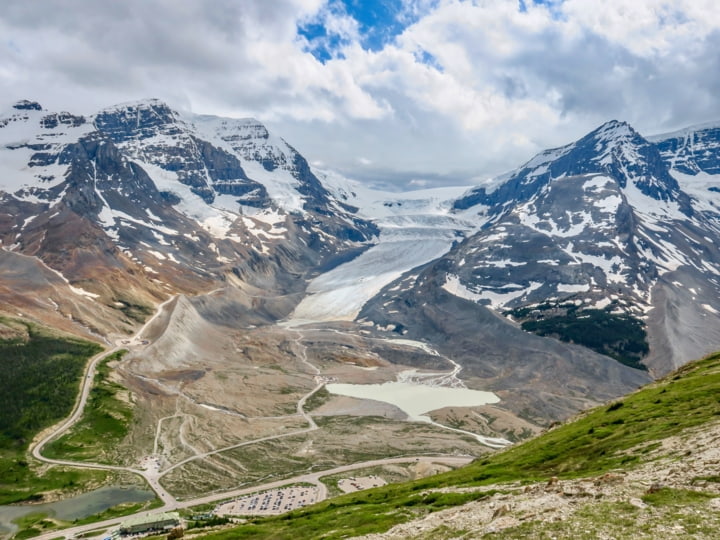 Der Athabasca-Gletscher